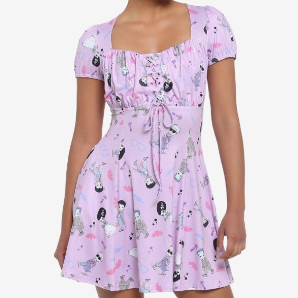 Universal Monsters Chibi‎ Characters Dress Hot Topic Halloween Gothic